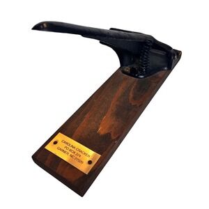 Carolina Cracker Cast Iron Nut Cracker Garner NC Vintage Kitchen‎ Tool